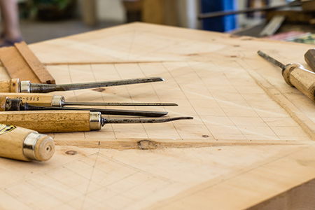 Handmade wooden transport boxes 